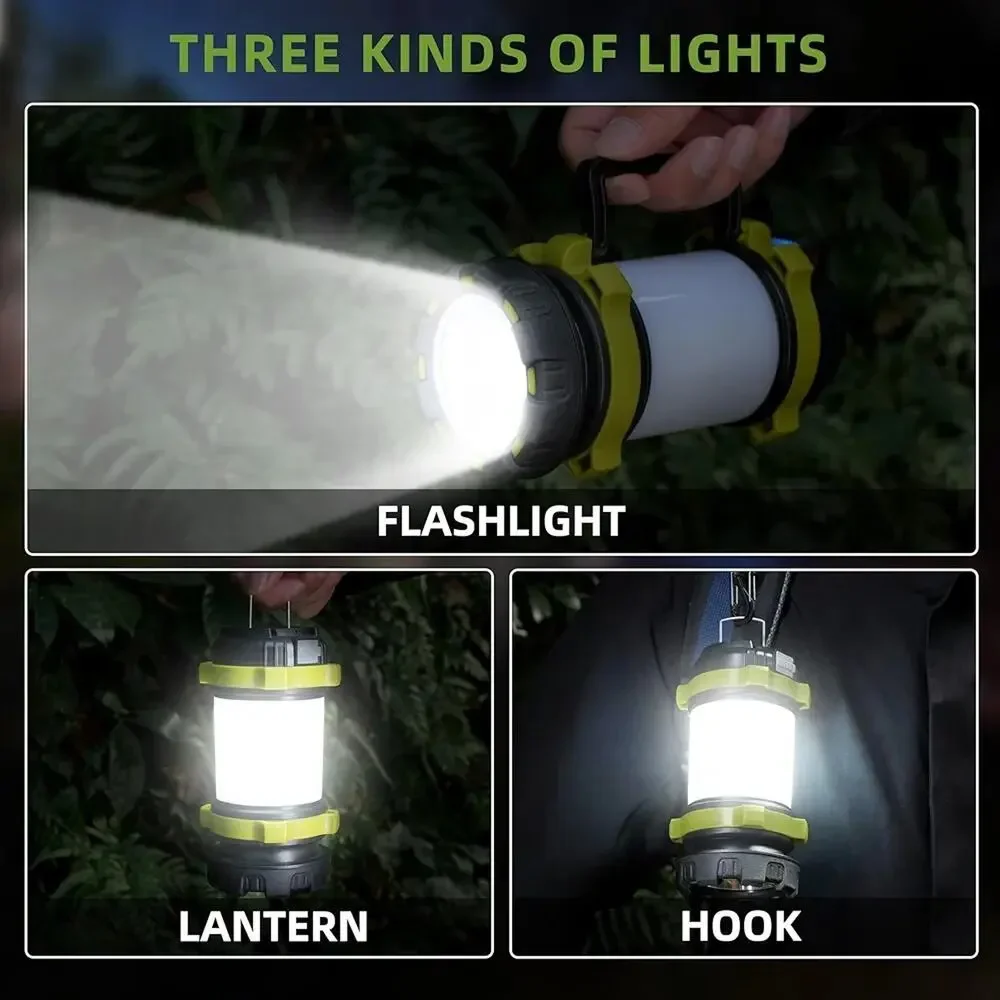AlpsWolf Camping Lantern Rechargeable Camping Flashlight 4000 Capacity Power ...